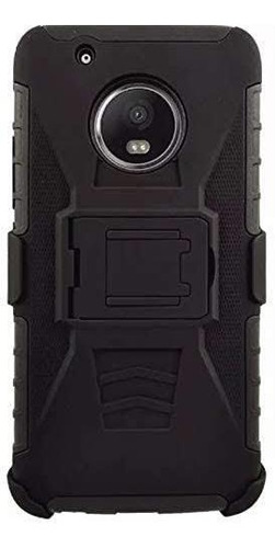 Funda Uso Rudo Motorola G6 Clip Y 2 Micas De Cristal Templad