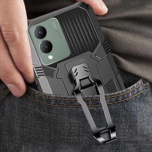 A Funda Para Vivo Y17s Metal Antisísmico Tener Vidrio