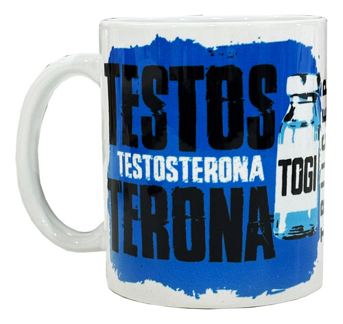 Taza Testo Togi Para Café Gym Rat Triicep Proteina