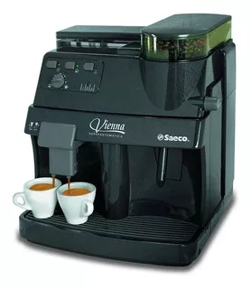 Cafetera Saeco Vienna V2 SUP018 super automática negra expreso 220V