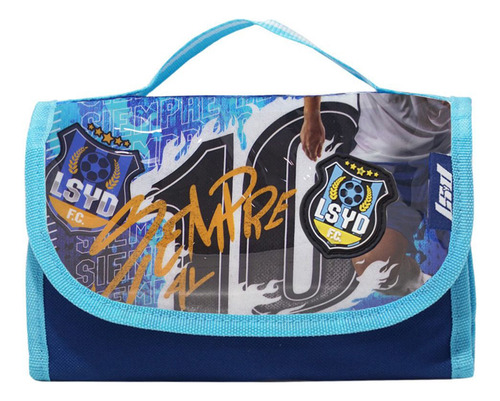 Cartuchera Fútbol Argentina Desplegable Lsyd Espectacular! Color Azul 2 Estampado