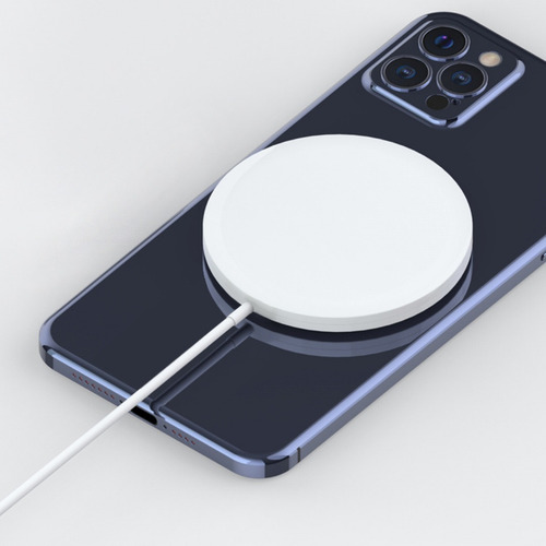 Imagen 2 de 4 de Cargador Inalámbrico Magnetico Qi 15w Magsafe Para iPhone 12