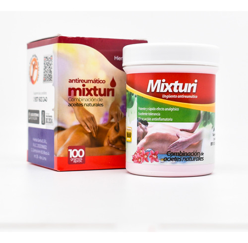 Mixturi Ungüento Para Masajes Hierba Santa 100gr. 