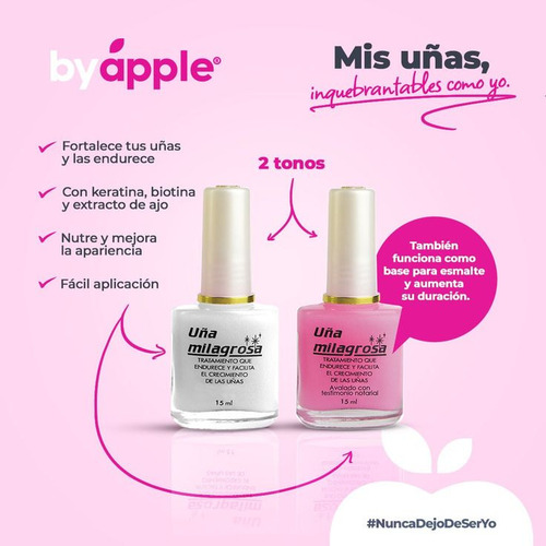 Tratamiento Para Uñas Milagrosa By Apple (original)