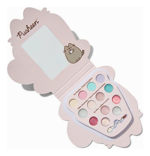 Set De Maquillaje Exclusivo De Gato Pusheen Cat Taza De Te