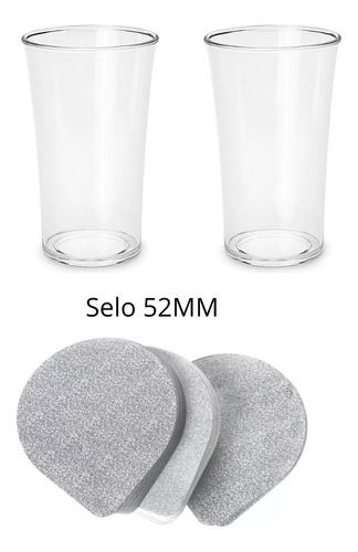 Selo, Lacre Alumínio De 52 Mm Pacote Com 1.000 Unidades. Ideal Para Copos De Cachaça, Garantindo Alta Proteção E Prolongando A Vida Útil Do Seu Produto.