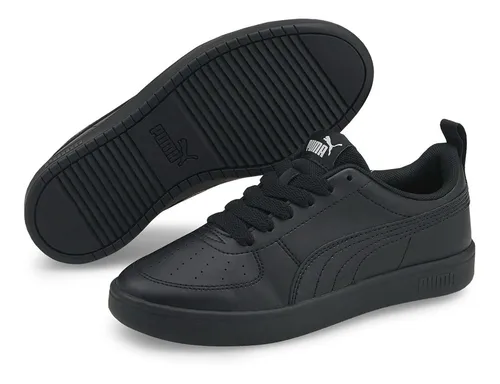 Puma black jr shoes deals