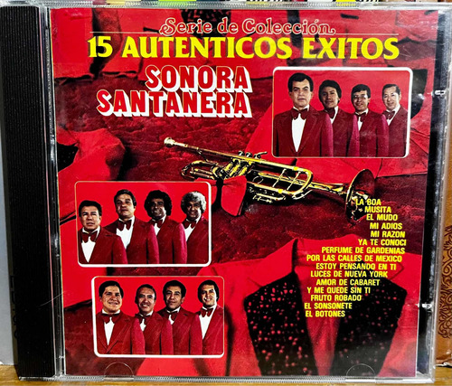 Cd Sonora Santanera - 15 Auténticos Éxitos. 1991. Original