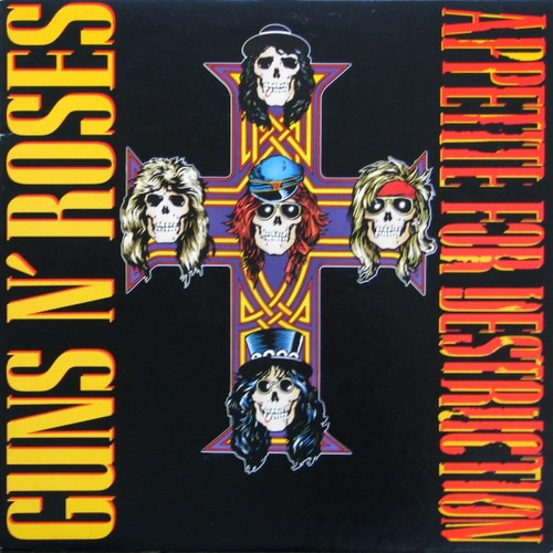 Novo álbum importado do Guns N' Roses Appetite For Destruction