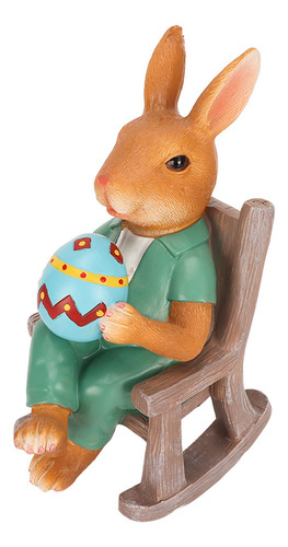 G Mecedora Con Forma De Huevo De Pascua Con Forma De Conejo