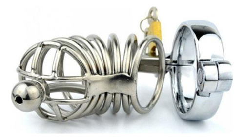 Cinturón de castidad para hombre con tubo uretral extraíble