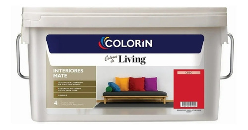 Latex Interior Living Colorin X 4lts Colores Don Luis Mdp