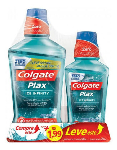 Plax 500ml+250ml Enxaguante Bucal