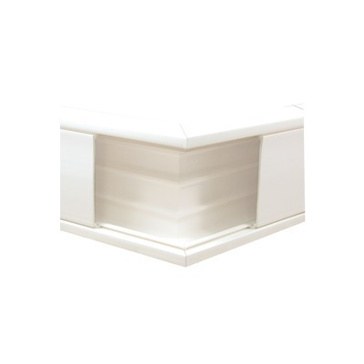 Tek-100-ee Esquinero Exterior Color Blanco De Pvc Auto Extin