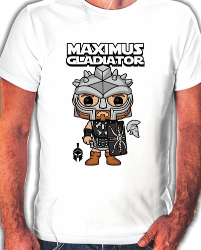 Remeras De Hombres Sublimadas Con Estampado Maximus - 7662