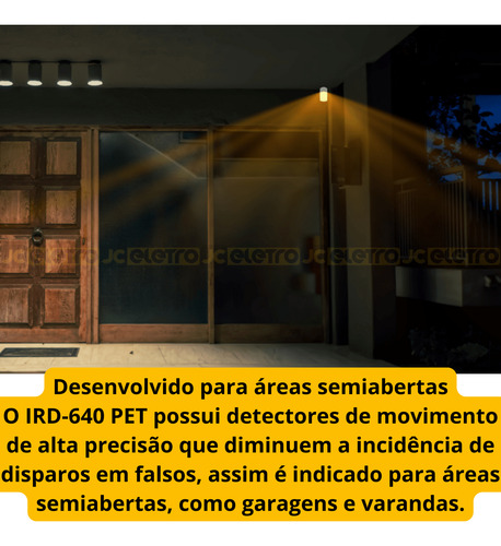 08x Sensor Infravermelho Duplo Ird-640 Pet 30kg Semi-externo