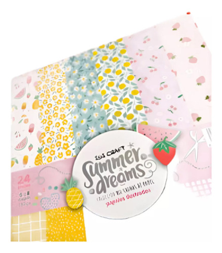 Papeles P/ Scrapbooking Ibi Craft 30x30cm 160grs X28 Summer