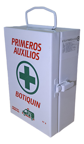 Botiquin Primeros Auxilios Metal 48 Elementos Industrias Oms