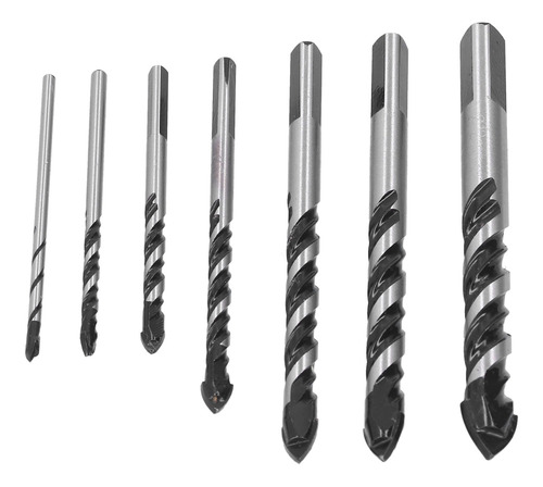 Imagen 7 de 10 de 7pcs Brocas Multifuncionales Cerámica Concreto Vidrio Madera