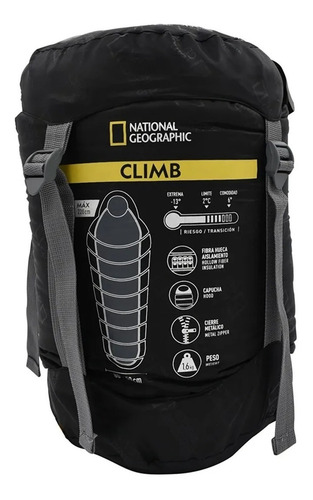 Imagen 3 de 4 de Bolsa De Dormir National Geographic Modelo Climb