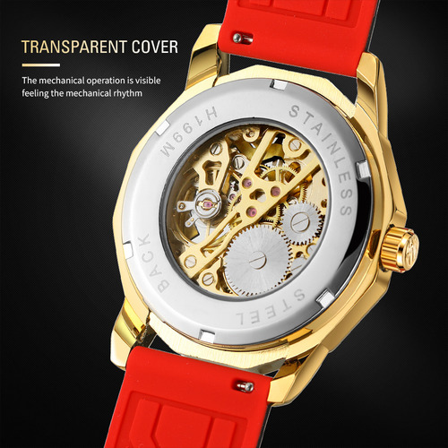 Reloj Mecánico Automático De Negocios Para Hombre Con Correa