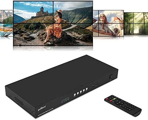 Controlador De Video Gofanco 2x2 4k 30hz Control Remoto