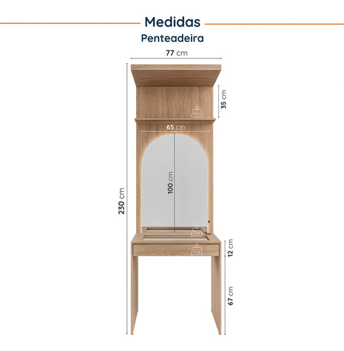 Guarda Roupa Modulado Canto 4 Peças Canto Nicho Com 2