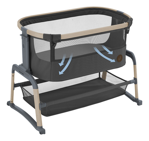 Cuna Colecho Lora Air Beyond Graphite Maxi Cosi