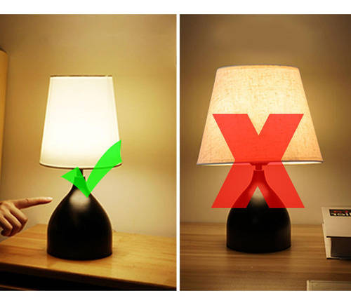 Lámpara De Mesa Táctil Creativa Luz De Escritorio Luz