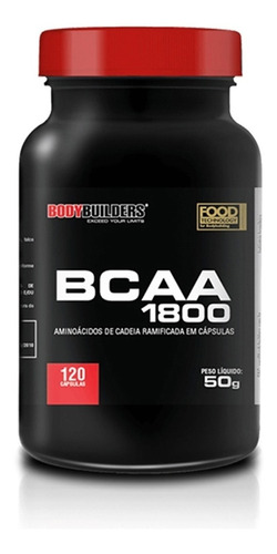 Bcaa 1800 - Bodybuilders - 120 Cápsulas