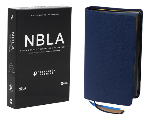 Nbla Biblia Ultrafina, Colección Premier, Azul Marino: Edici