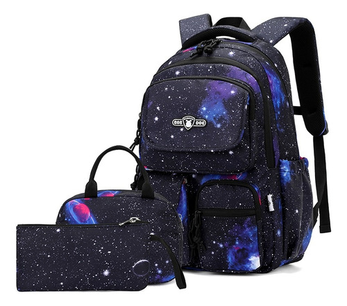 Nueva Mochila Escolar Infantil Starry Sky De Gran Capacidad