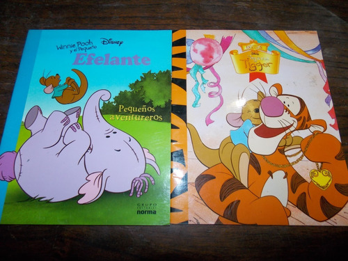 Lote De 2 Cuentos Winnie Pooh Y El Pequeño Elefante- Tigger 