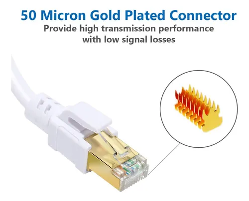 Cable Ethernet Cat8 - Velocidad Maxima De Red