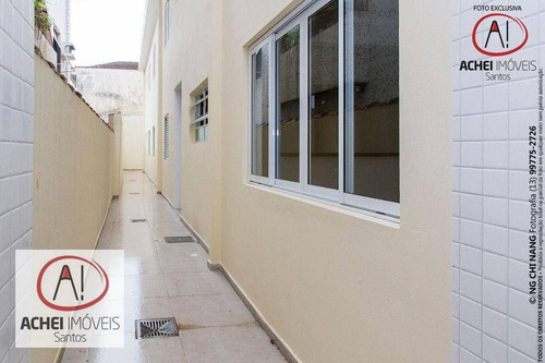 Imagem 24 de 26 de Casa Com 3 Dormitórios À Venda, 100 M² Por R$ 690.000,00 - Marapé - Santos/sp - Ca2115