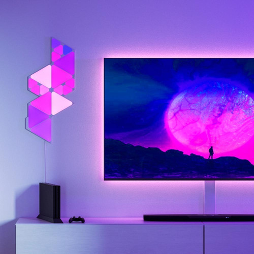 Imagen 5 de 5 de Pack De Expansión Mini Triangular 10 Paneles Nanoleaf