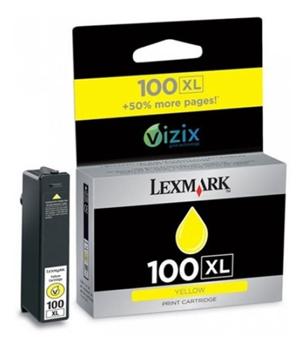 Cartucho Original Lexmark 100xl Amarillo S 305 405 505 605