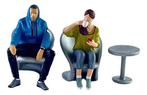 Conjunto De De Personajes En Miniatura A Escala 1/64, Adorno
