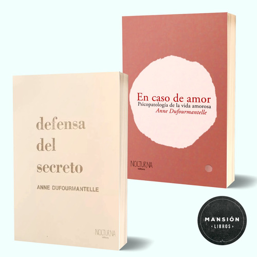 Libro En Caso De Amor Defensa Secreto Anne Dufourmantelle 