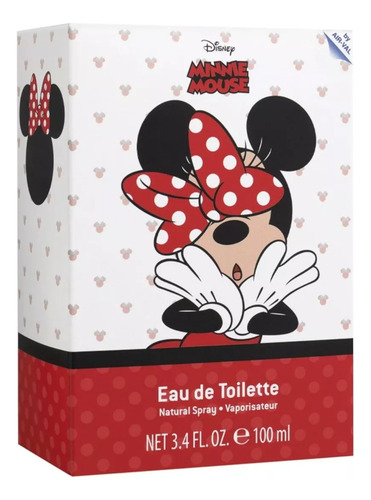 Perfume Disney Minnie Mouse Edt 100ml Para Niña