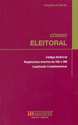 Libro Código Eleitoral Coleção De Bolso De Equipe Lex Magist