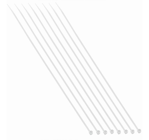 Abraçadeira Nylon Branca 4,8mmx400mm C/100 Unidades Brasfort