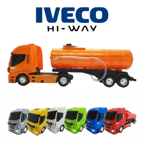 Caminhão Brinquedo Miniatura Iveco Hi Way Tanque 340