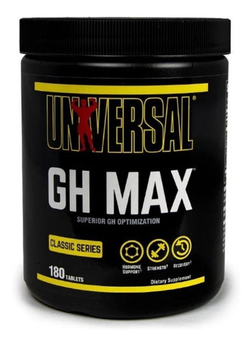 Gh Max Universal Nutrition 180 Tab - Suplemento Hormona Gh