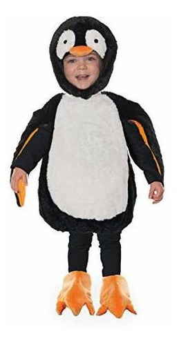 El Lindo Pingüino De Toddler Black Plush Costume - 15q8m