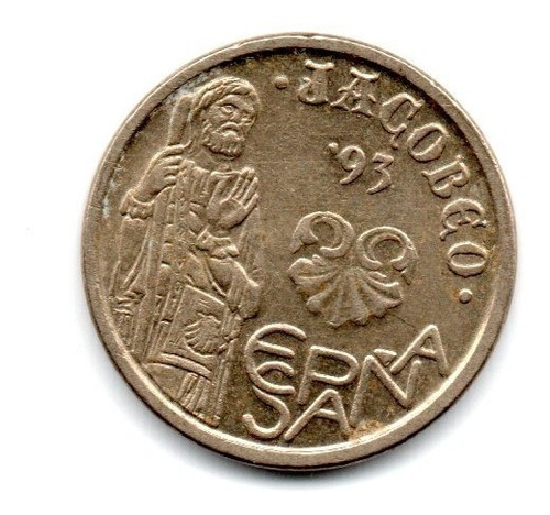 Moneda España 5 Pesetas Año 1993 Jacobeo