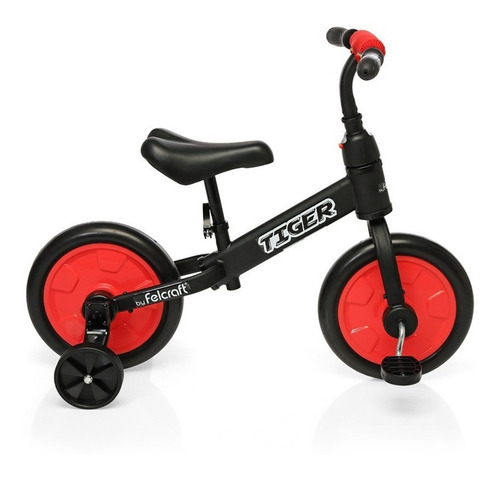 Bicicleta Sin Pedales Felcraft Tiger 2 En 1 Rojo 