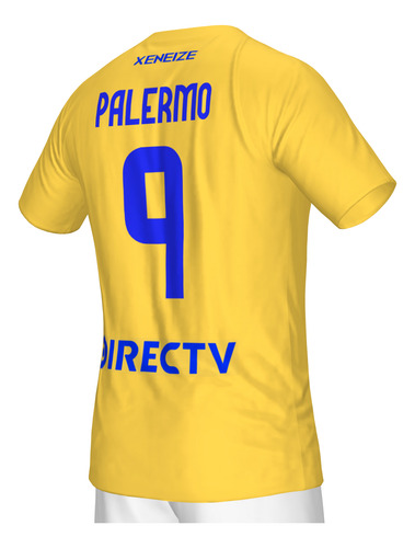 Remera Amarilla Boca Juniors - Jugadores - Algodón
