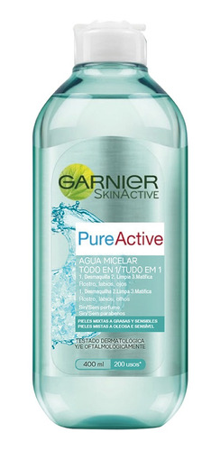 Agua Micelar Skin Face Pure Active 400ml