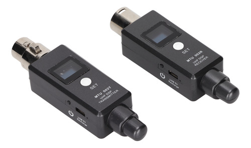 Adaptador De Receptor Xlr Para Micrófono Inalámbrico Recarga